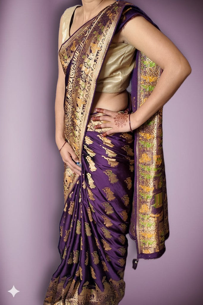 Amethyst Regal Heritage Luxe Saree