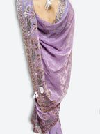 Amethyst Radiant Majestic Elegance Saree