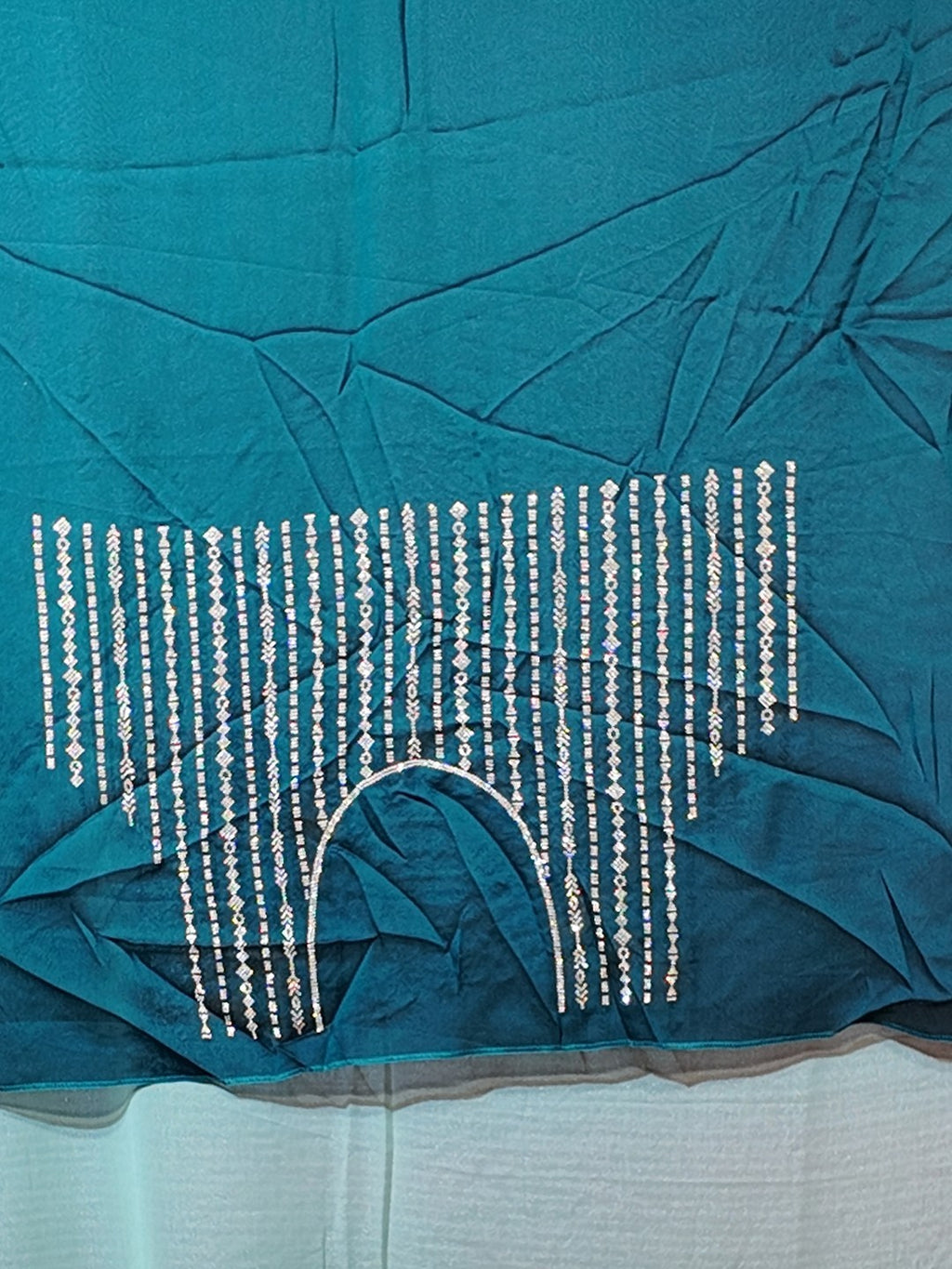Mint Ethereal Regal Elegance Saree
