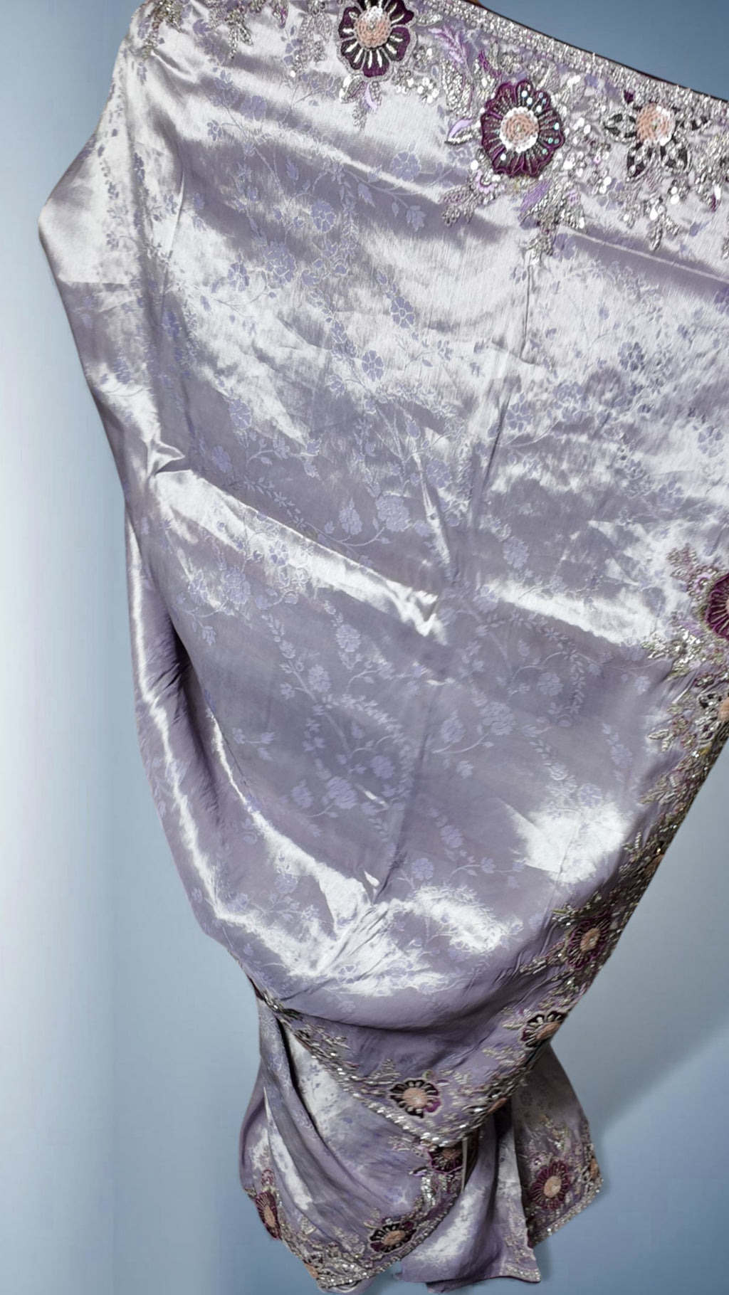 Orchid Majestic Couture Bloom Saree