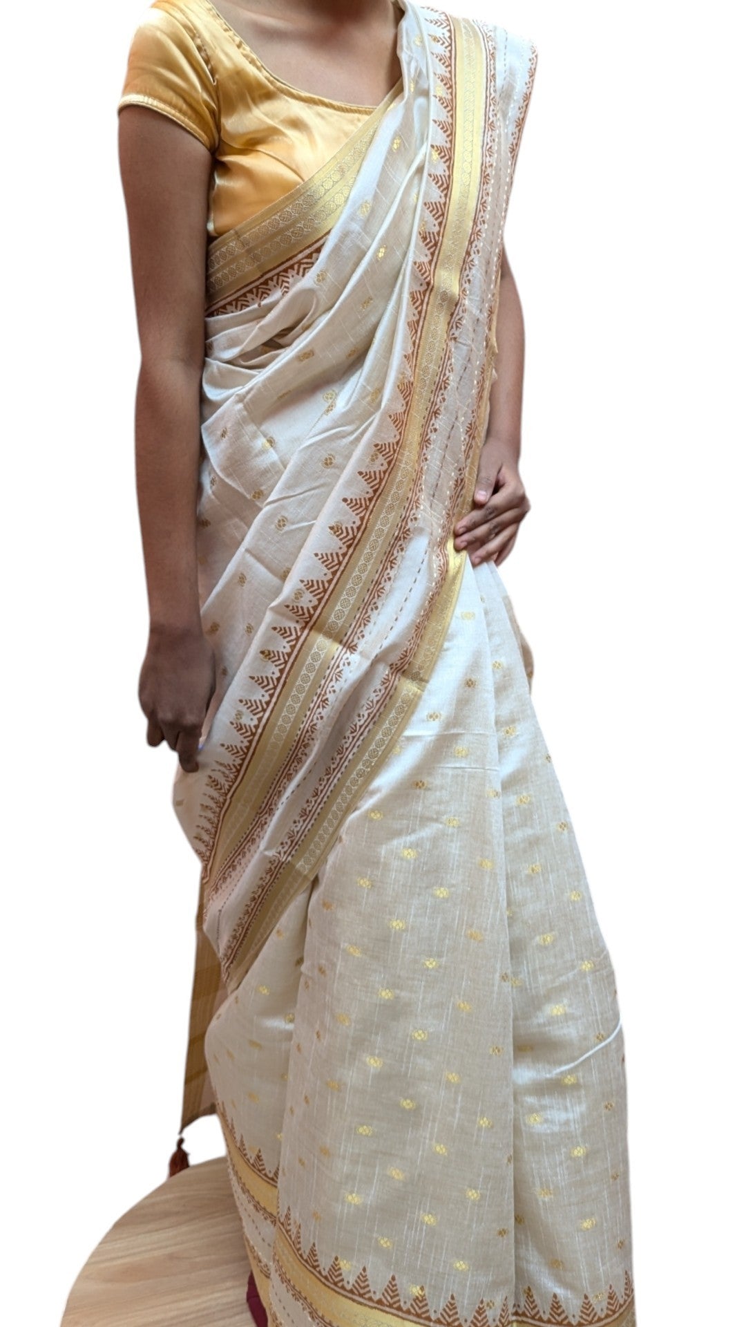 Ivory Regal Heritage Luxe Saree