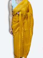 Saffron Regal Timeless Elegance Saree