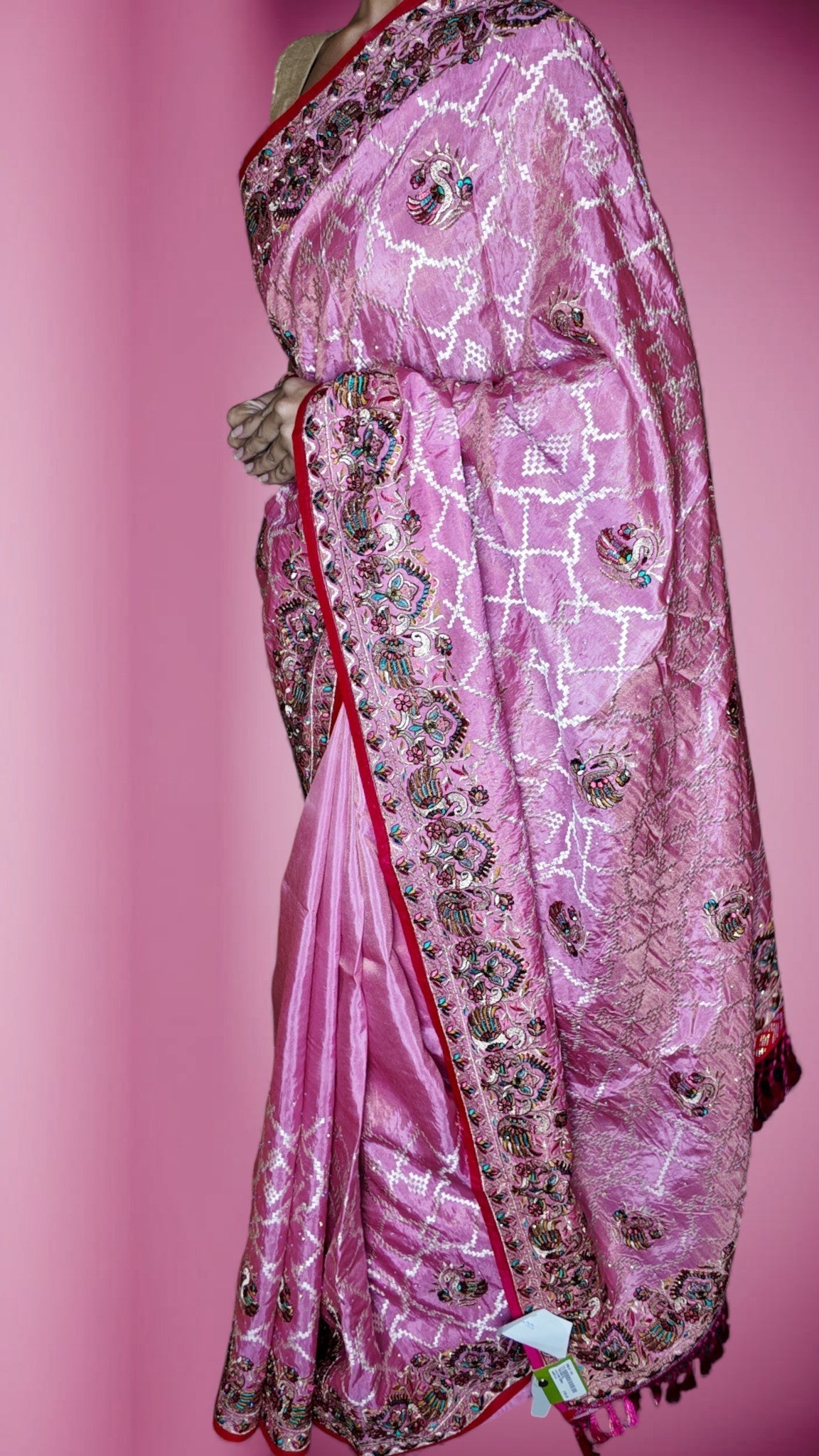 Blush Regal Opulent Couture Saree