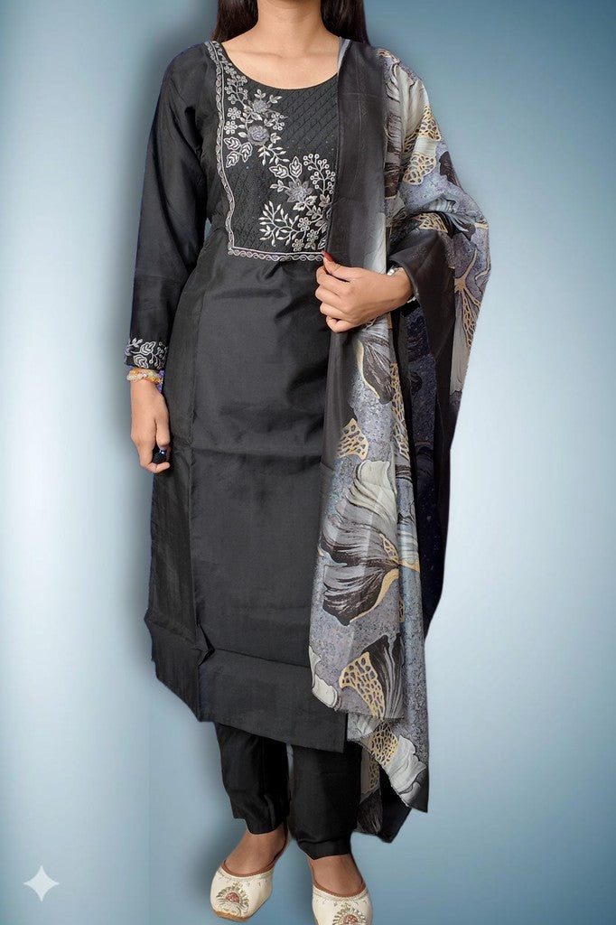 Onyx Regal Elegance Couture Suit