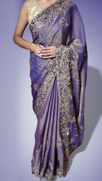 Amethyst Regal Exquisite Couture Saree