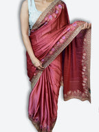 Bordeaux Regal Heritage Luxe Saree