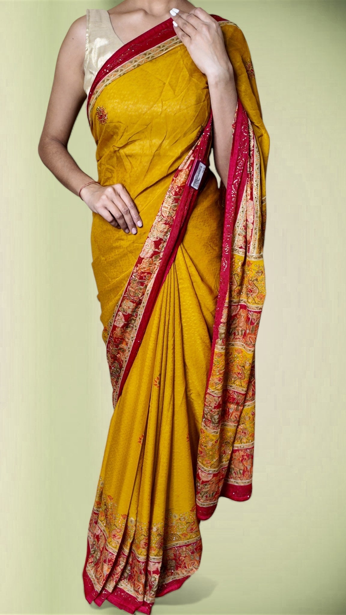 Saffron Regal Heritage Luxe Saree