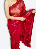 Fuchsia Radiant Elegance Dream Saree