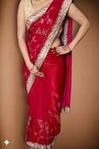 Fuchsia Regal Exquisite Bloom Saree