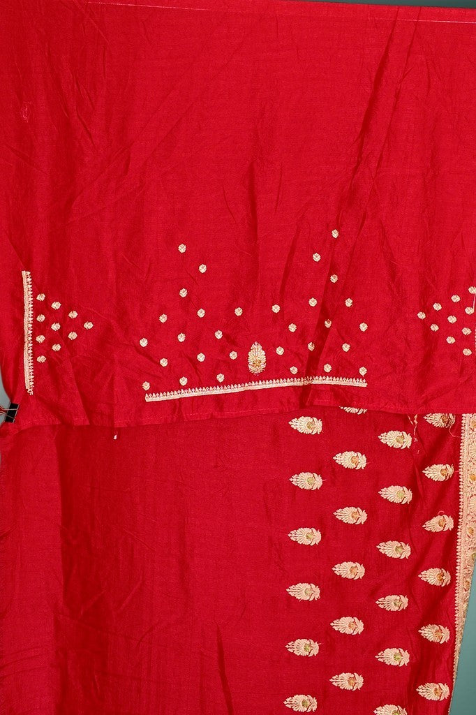 Crimson Regal Heritage Luxe Saree