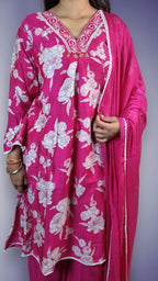Fuchsia Majestic Couture Bloom Suit