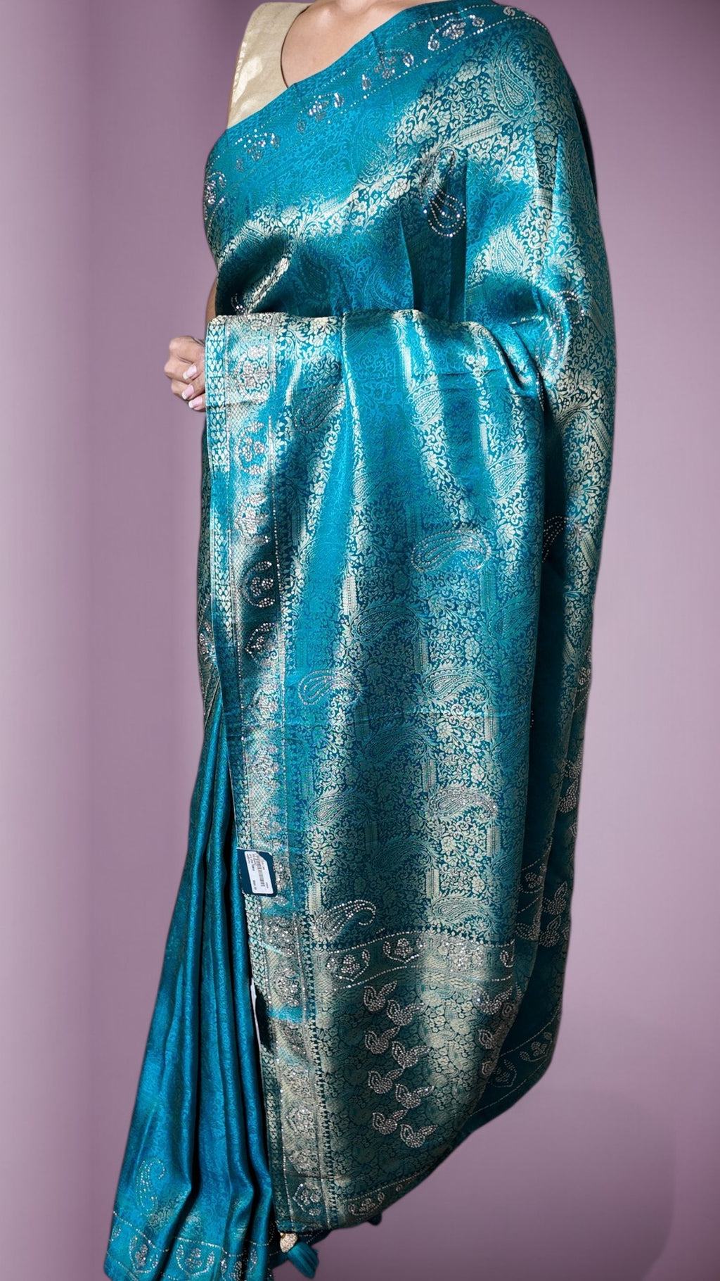 Azure Regal Opulent Heritage Saree