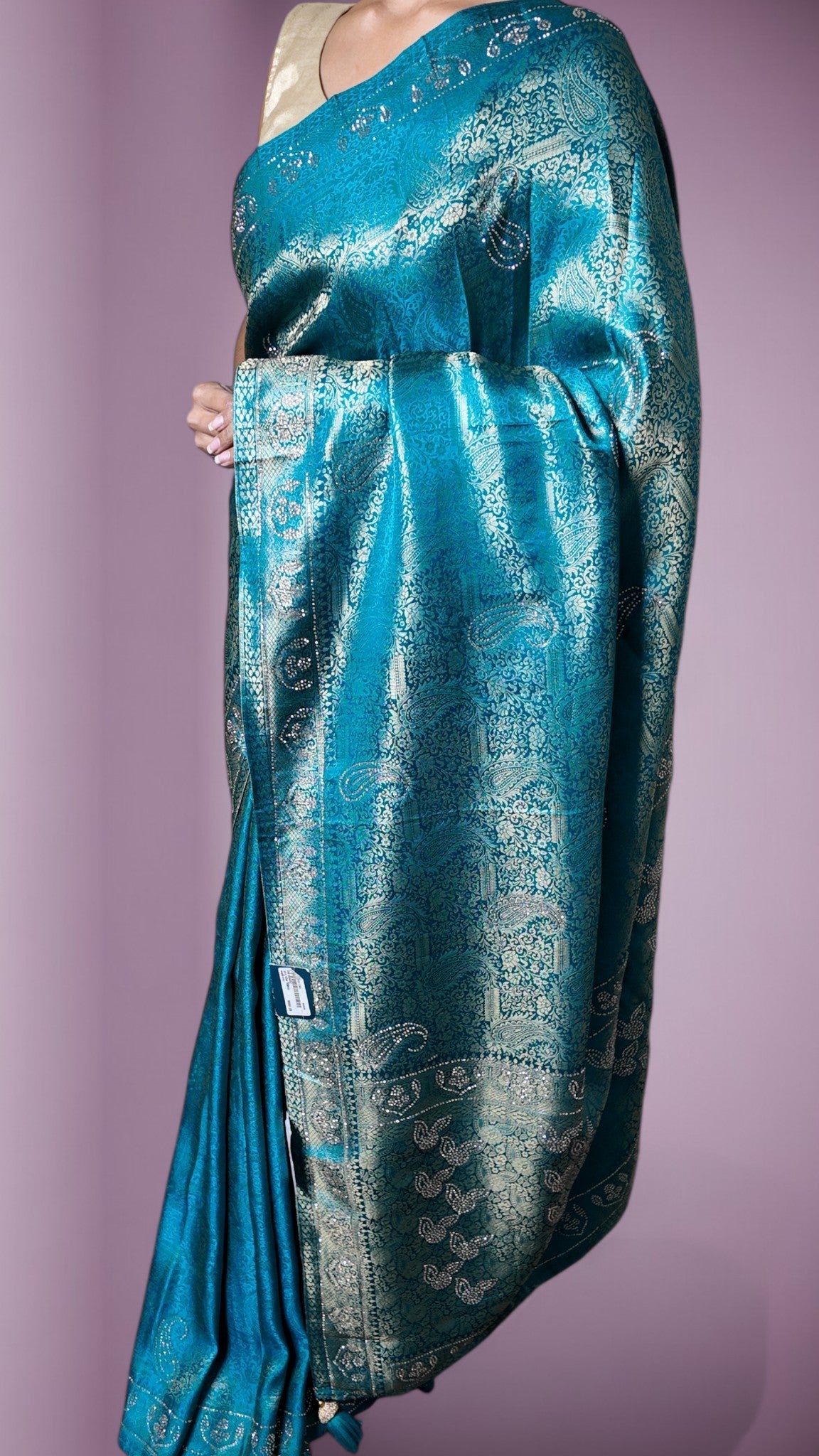 Azure Regal Opulent Heritage Saree