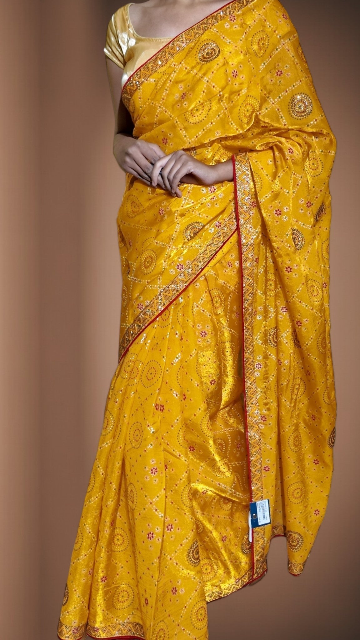 Saffron Regal Opulent Heritage Saree