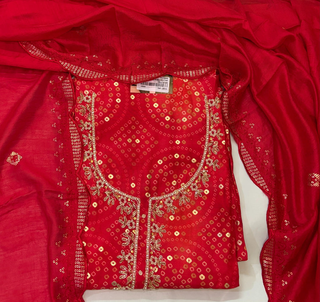 Crimson Regal Opulent Charm Suit