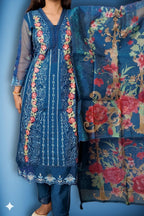 Sapphire Regal Opulent Elegance Suit