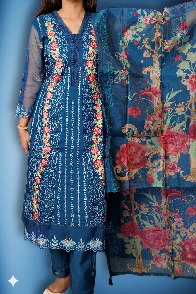 Sapphire Regal Opulent Elegance Suit