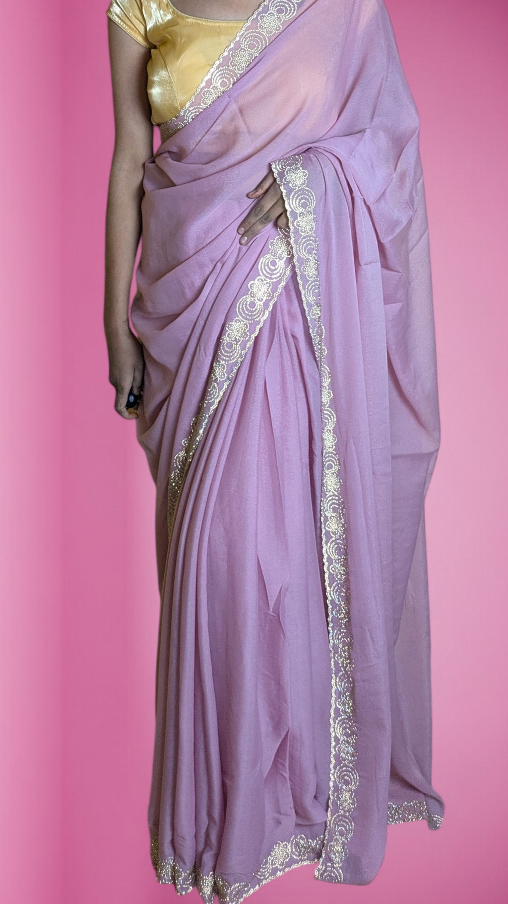 Orchid Ethereal Regal Elegance Saree