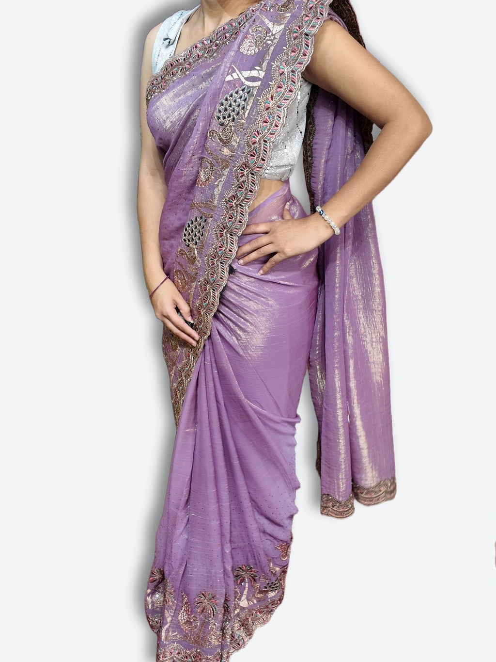 Amethyst Radiant Majestic Elegance Saree