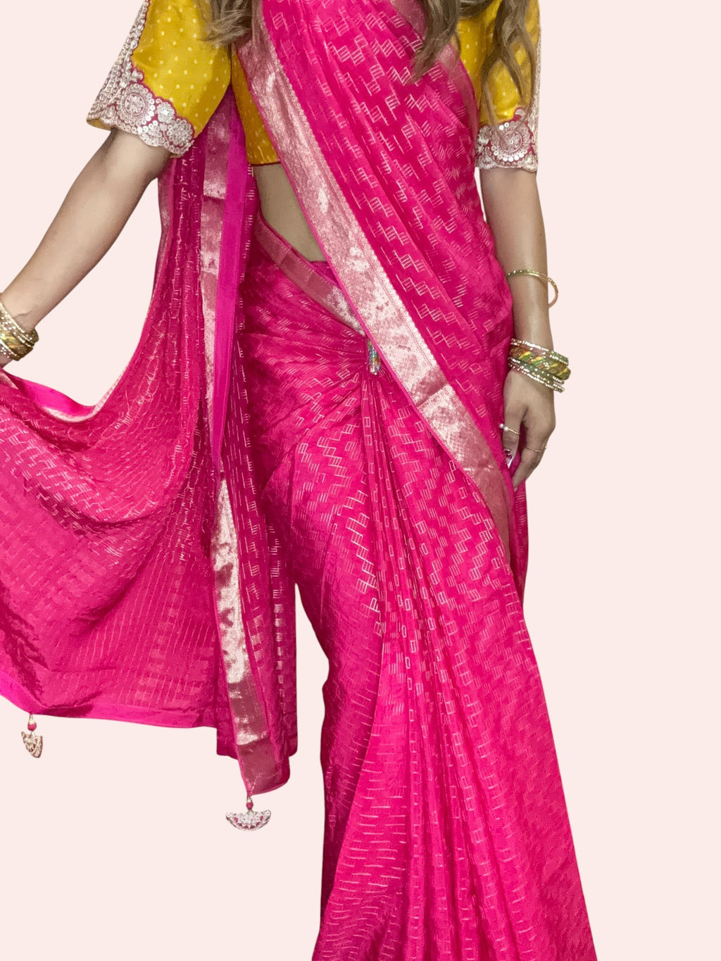 Fuchsia Radiant Heritage Luxe Saree