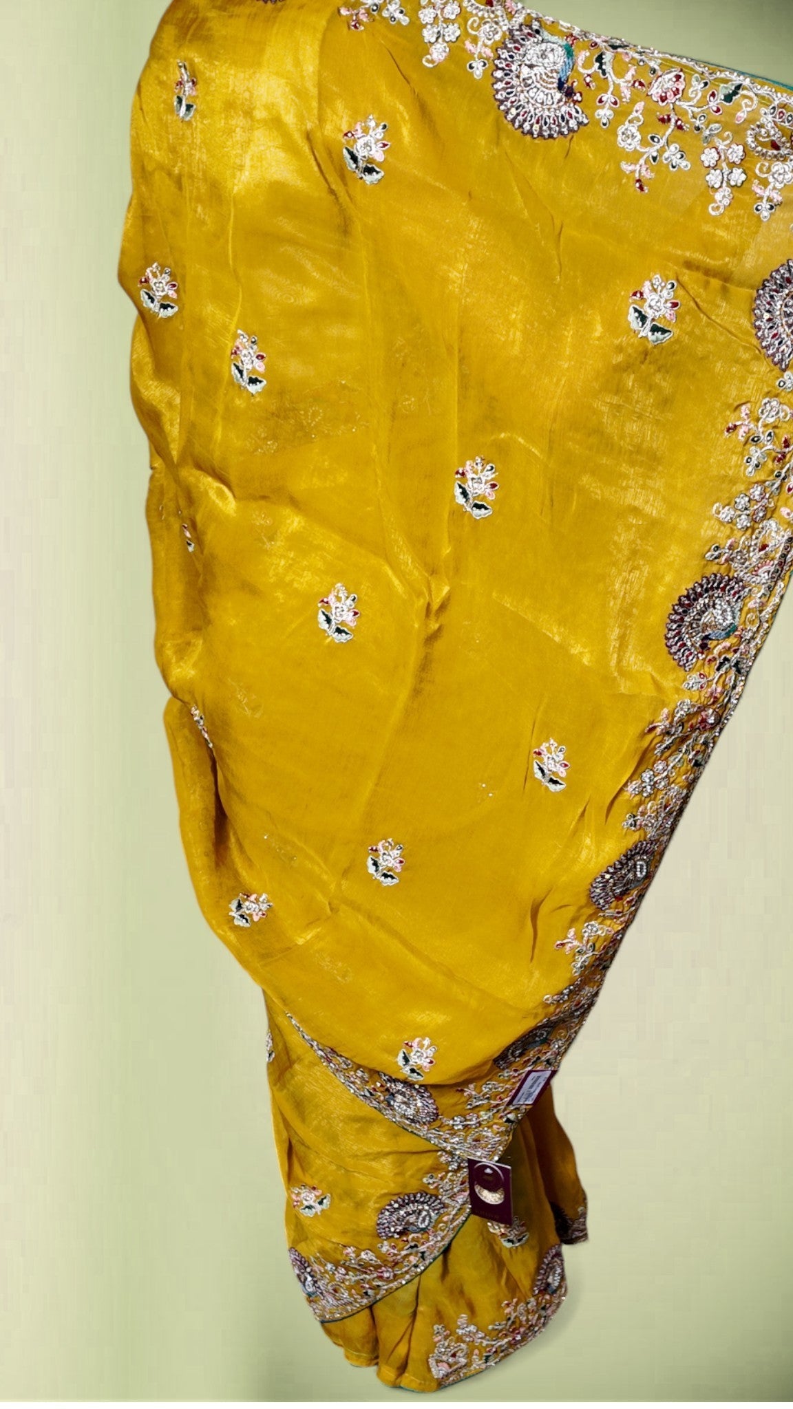 Saffron Regal Opulent Heritage Saree