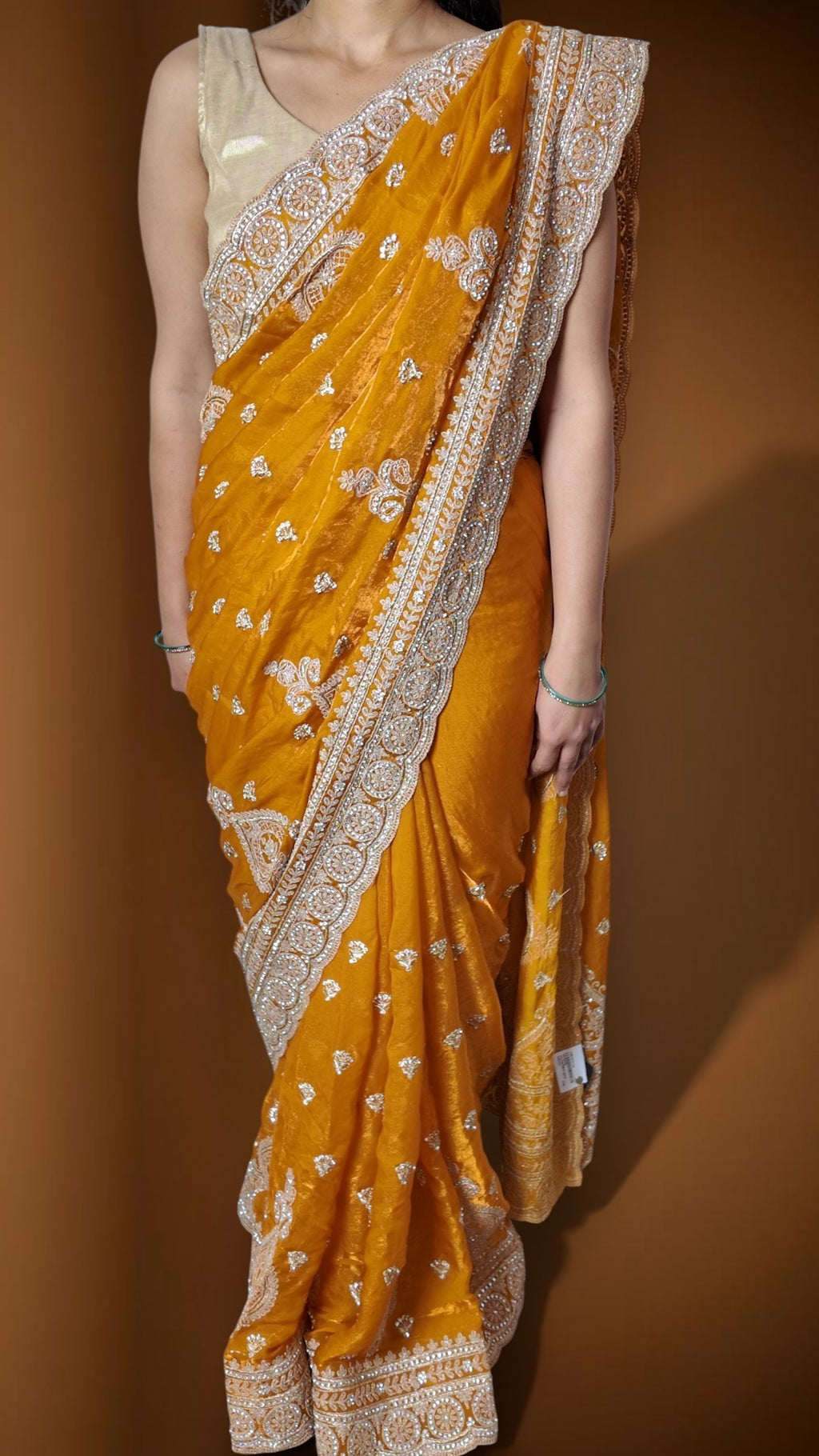 Saffron Regal Exquisite Heritage Saree