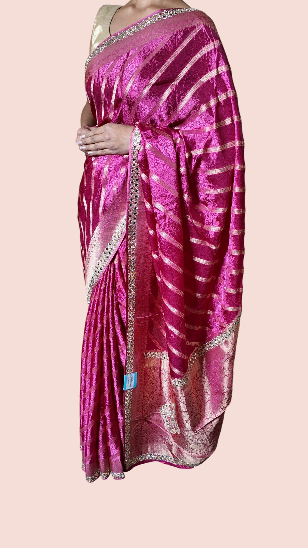 Fuchsia Regal Opulent Charm Saree