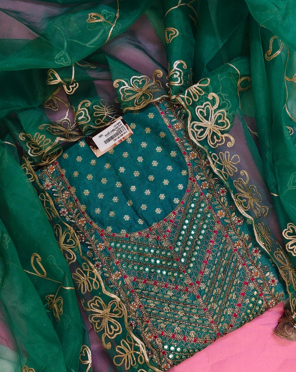 Emerald Regal Exquisite Festive Suit