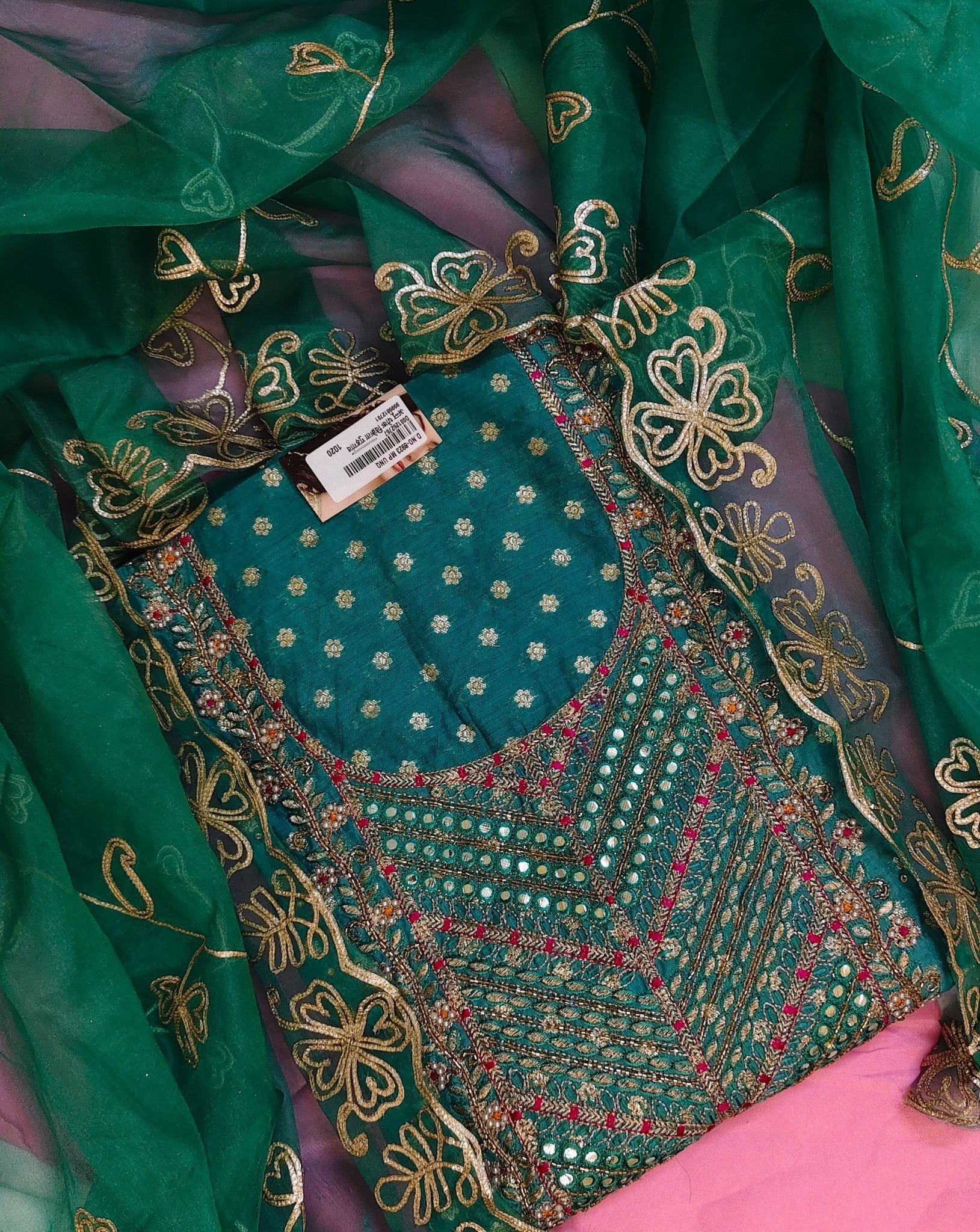 Emerald Regal Exquisite Festive Suit