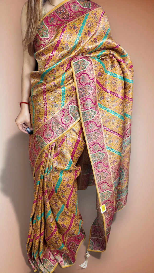 Gilded Regal Heritage Opulent Saree