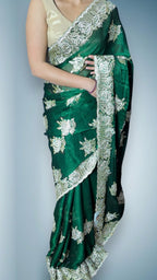 Emerald Regal Opulent Elegance Saree
