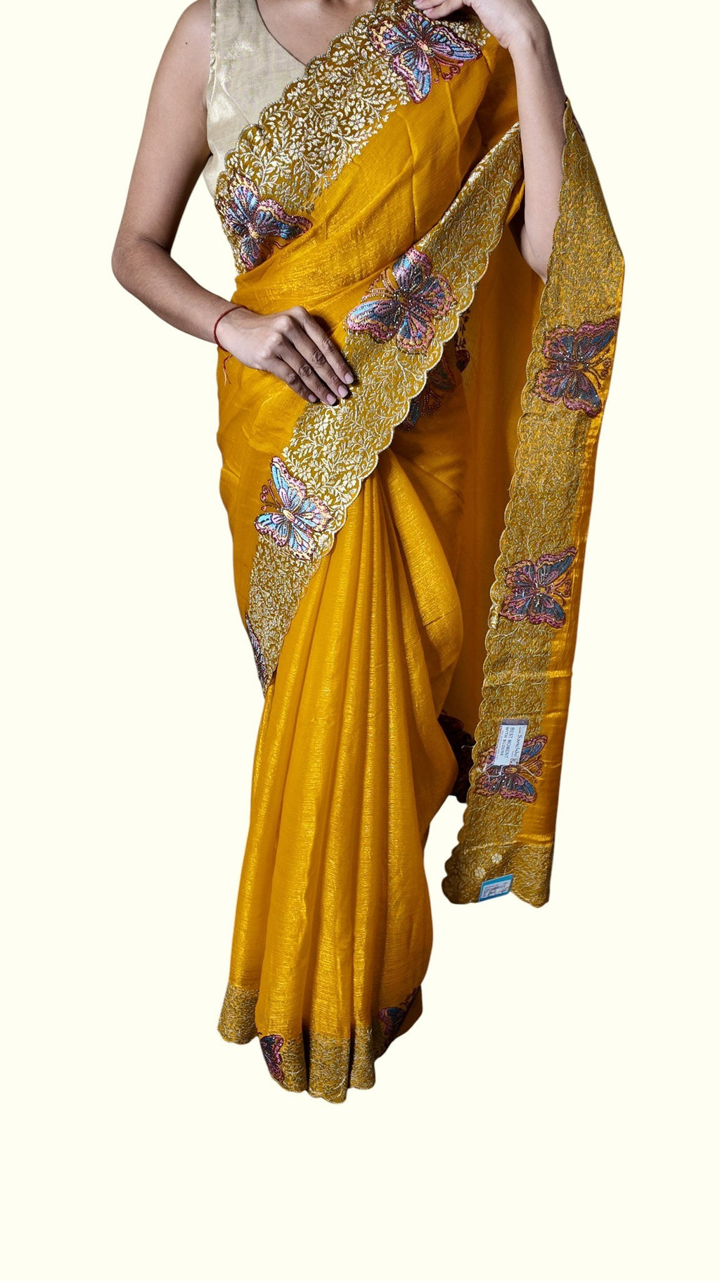 Saffron Regal Opulent Heritage Saree