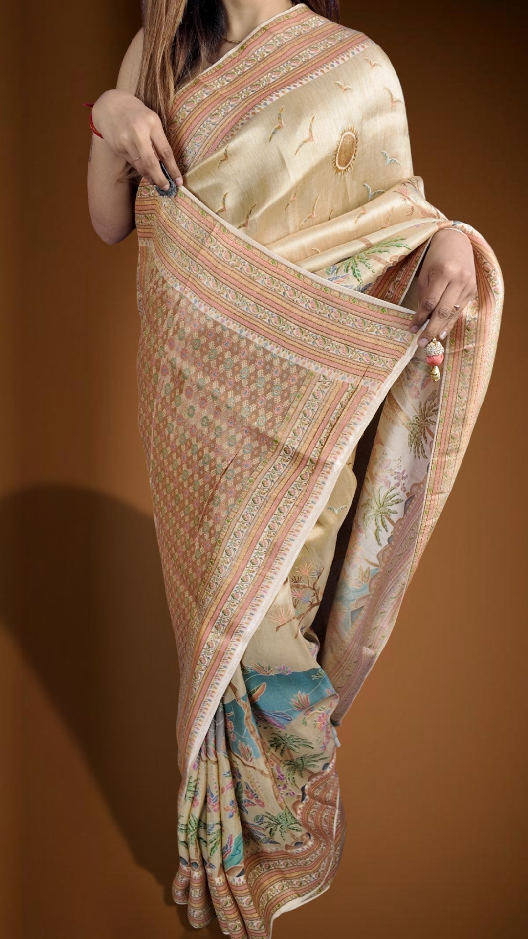 Champagne Regal Heritage Luxe Saree