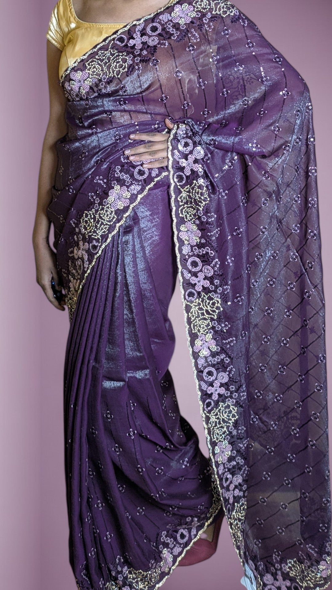 Amethyst Regal Opulent Heritage Saree