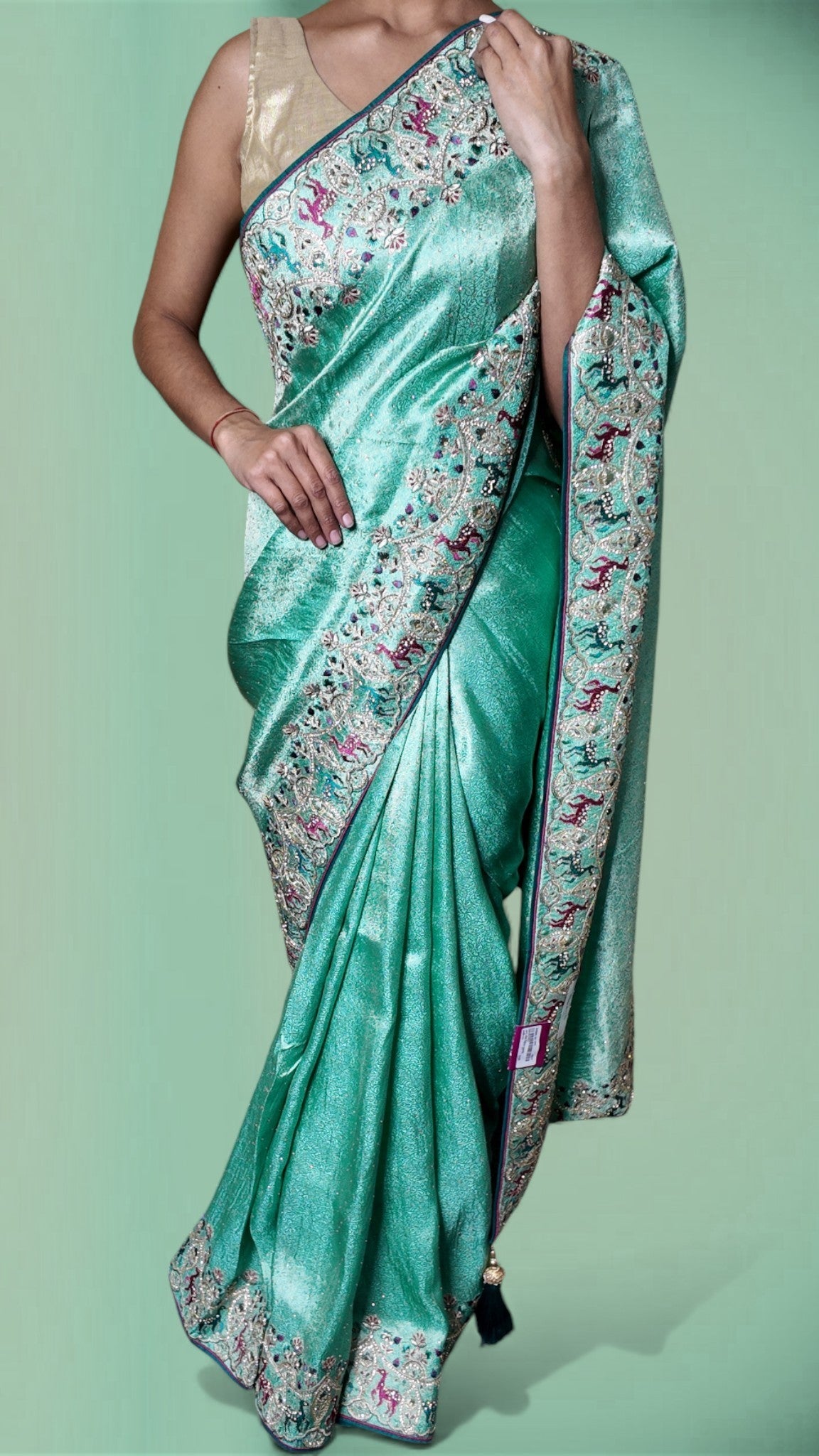 Jade Regal Exquisite Glamour Saree