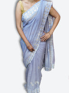 Azure Ethereal Regal Glamour Saree