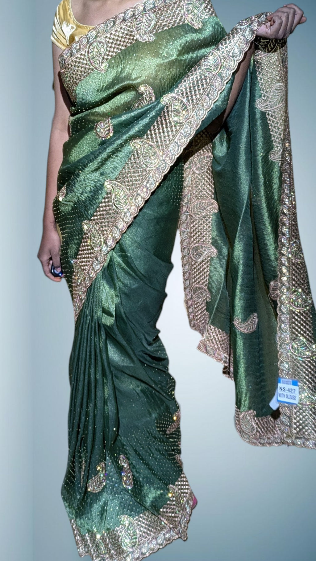 Emerald Regal Opulent Heritage Saree