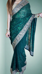Emerald Regal Heritage Luxe Saree