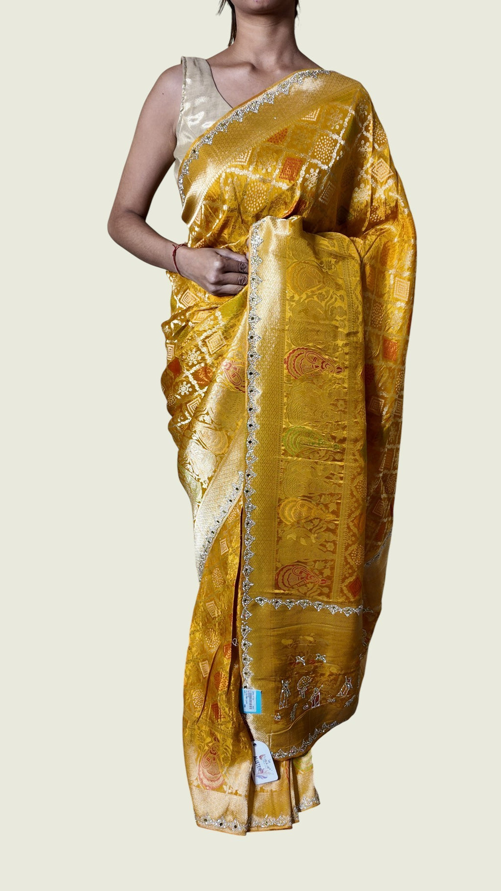 Saffron Regal Exquisite Elegance Saree