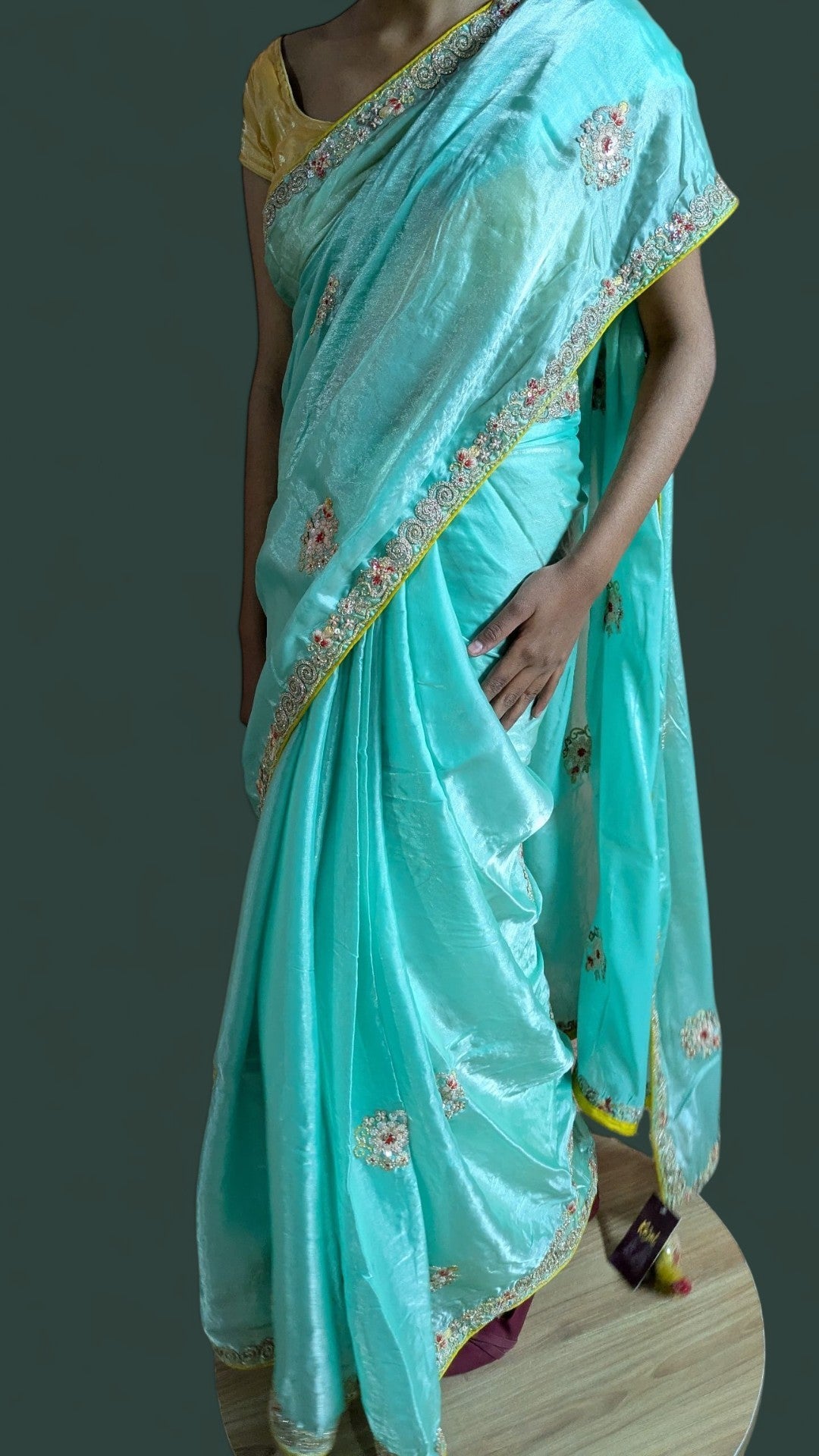 Azure Regal Opulent Charm Saree