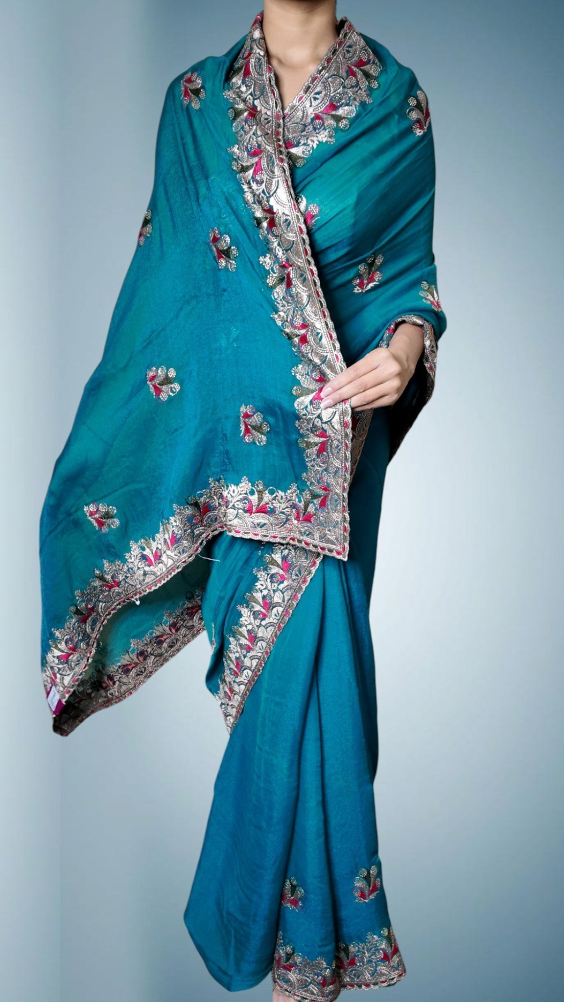 Jade Regal Exquisite Heritage Saree