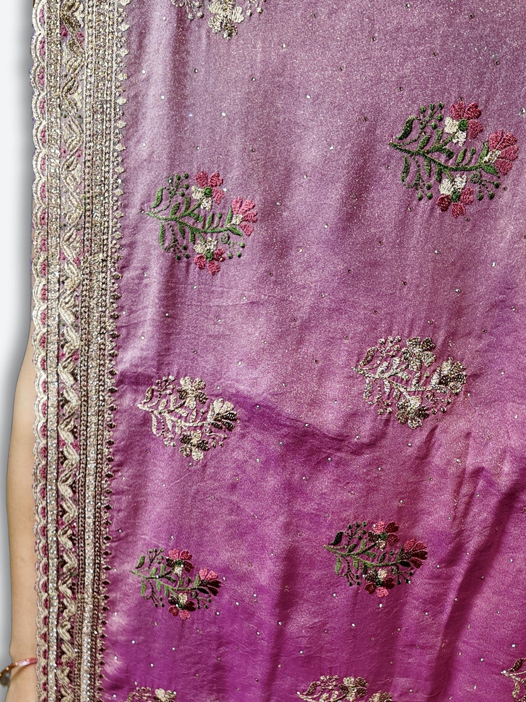 Saffron Regal Opulent Graceful Saree