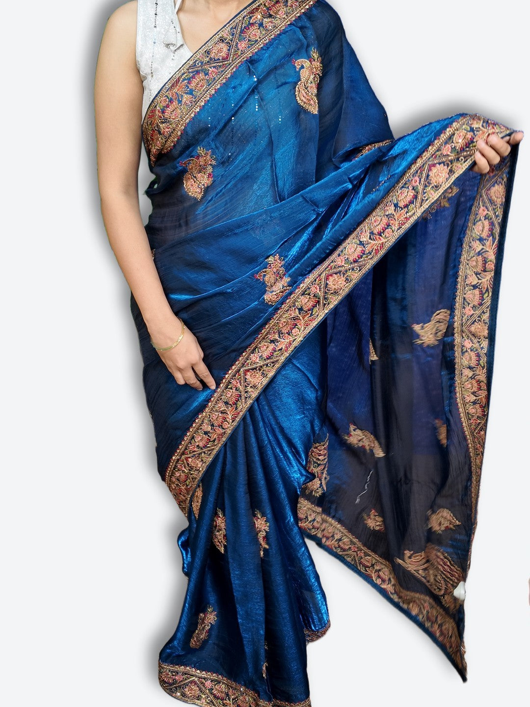 Crimson Regal Exquisite Heritage Saree