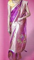Fuchsia Regal Opulent Heritage Saree