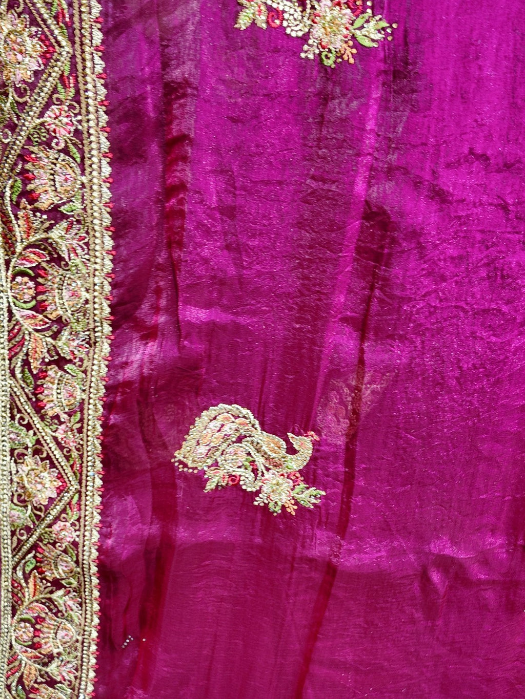 Crimson Regal Exquisite Heritage Saree