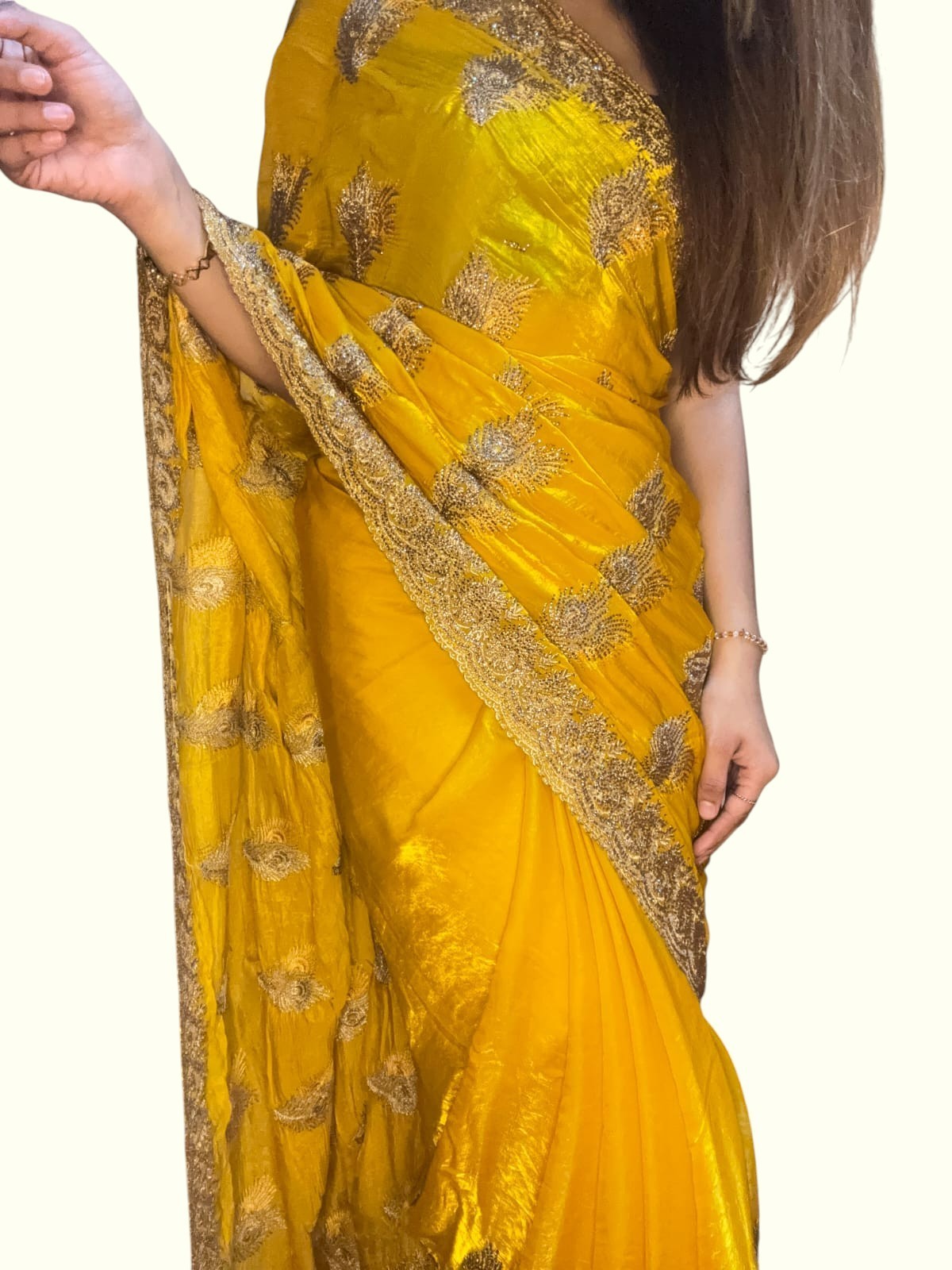 Saffron Regal Opulent Heritage Saree