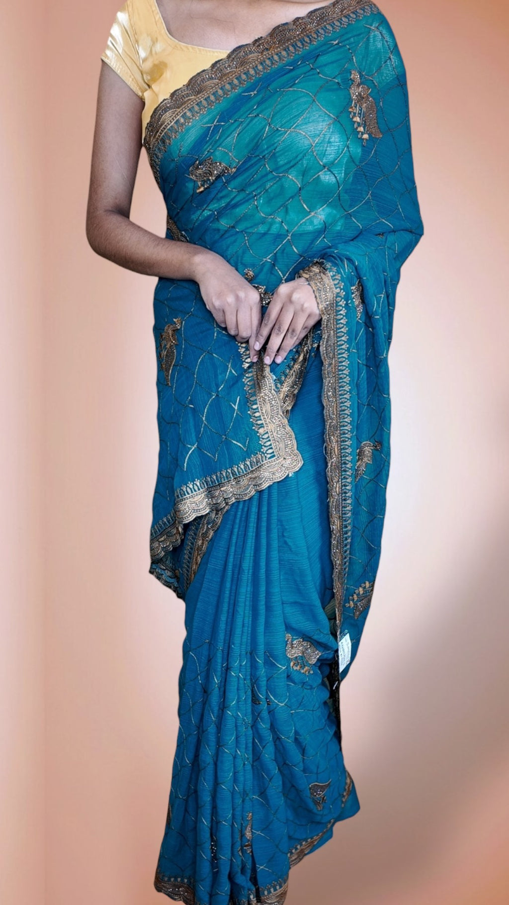Sapphire Regal Opulent Elegance Saree