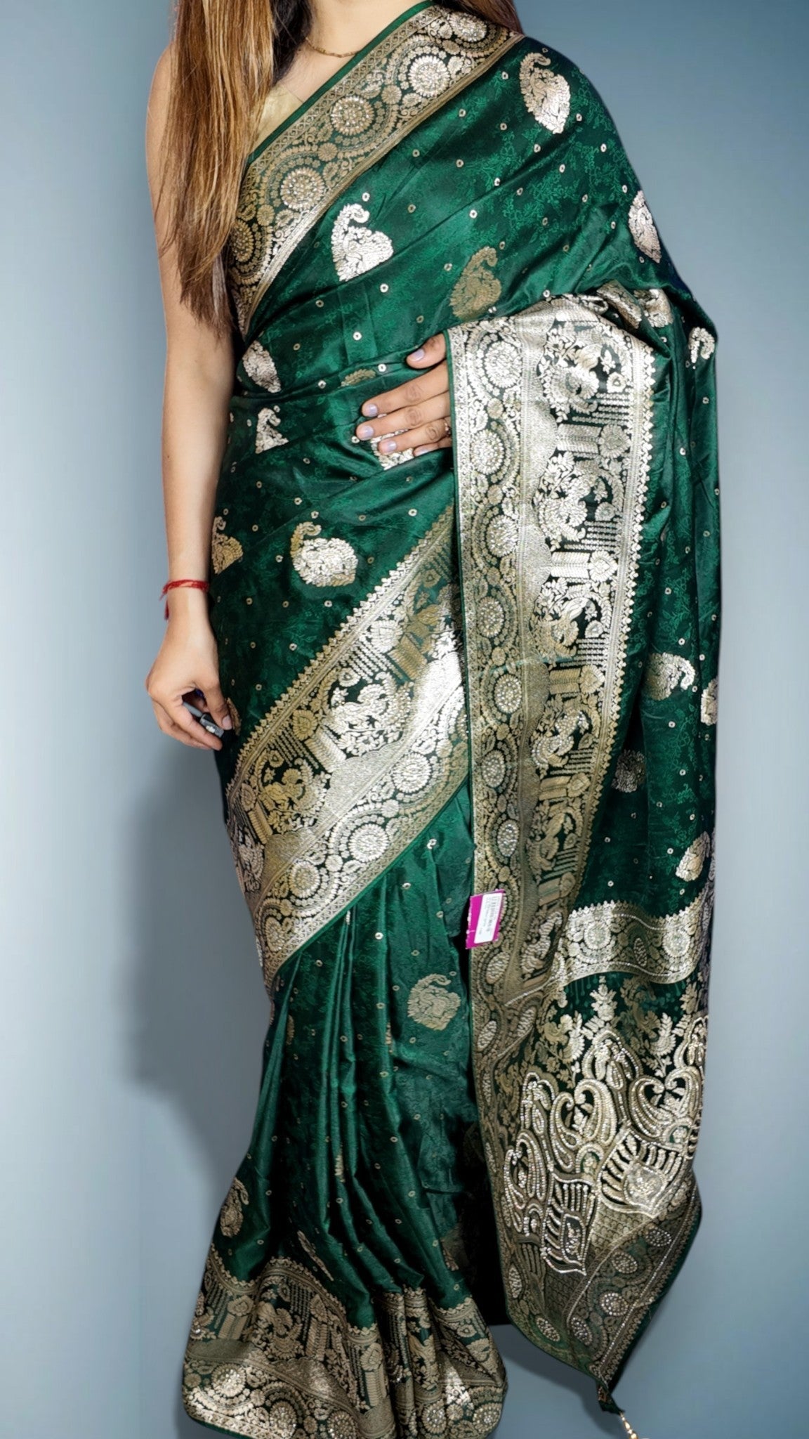 Emerald Regal Heritage Luxe Saree