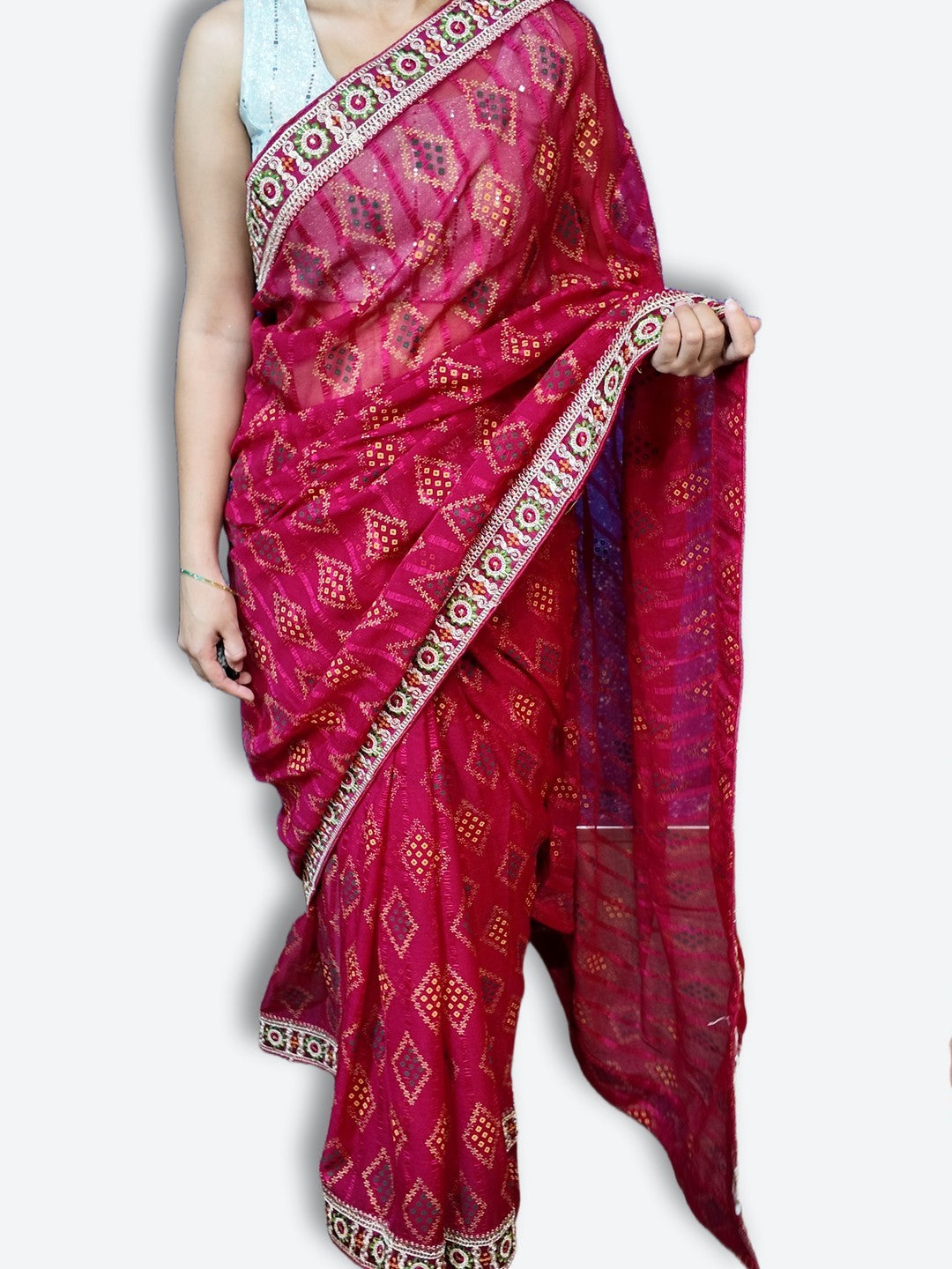 Fuchsia Regal Heritage Luxe Saree