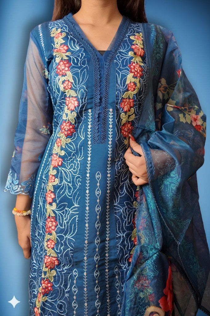 Sapphire Regal Opulent Elegance Suit